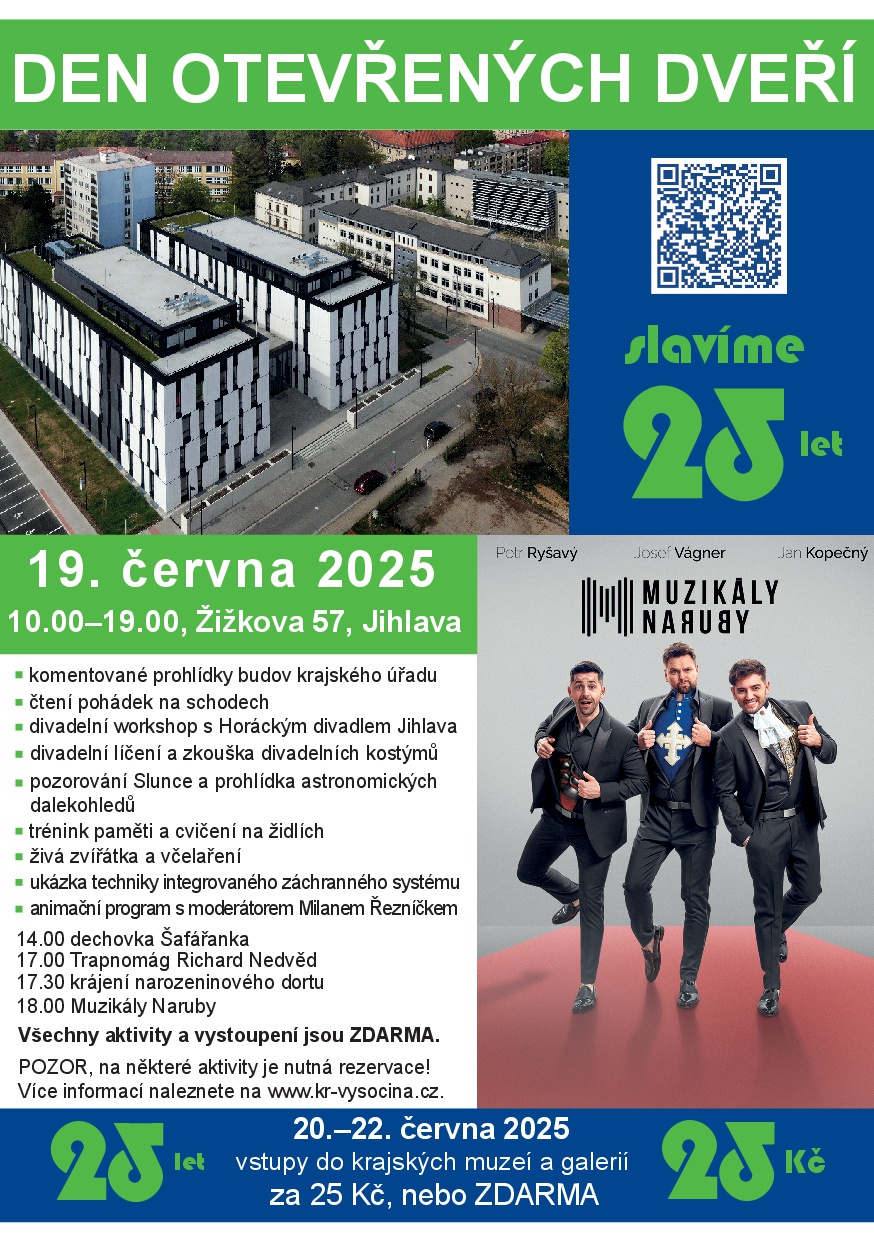 Den otevřených dveří Kraje Vysočina